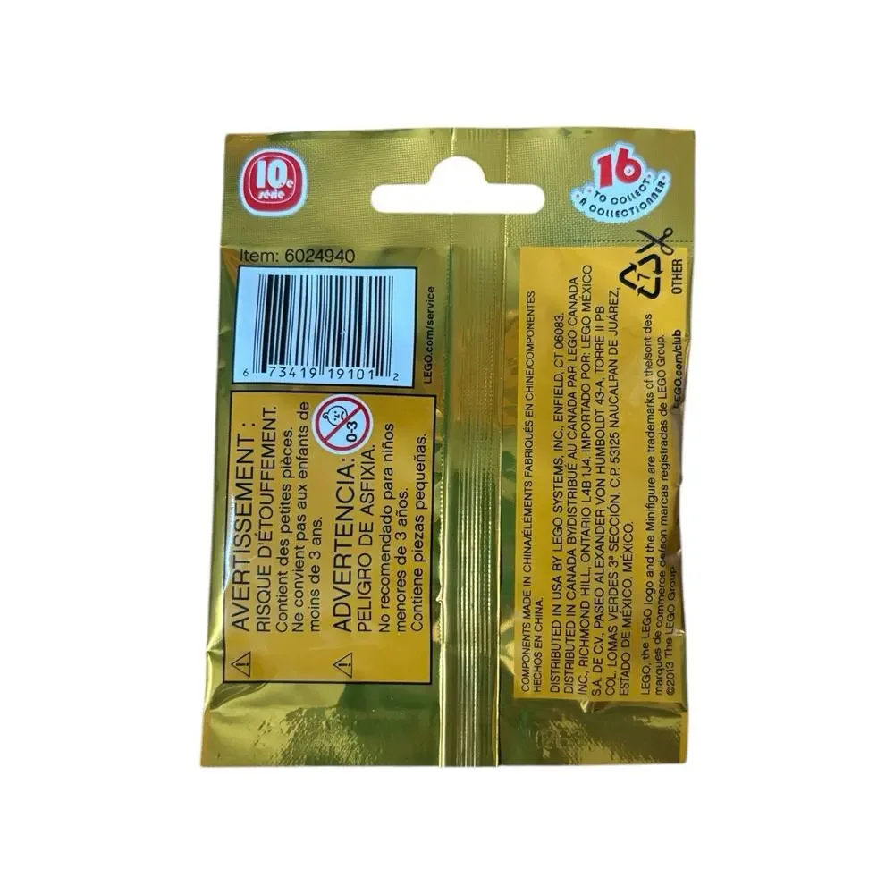 LEGO Series 10 Revolutionary Soldier - FACTORY SEALED - Retired 2013 - Picture 3 of 3